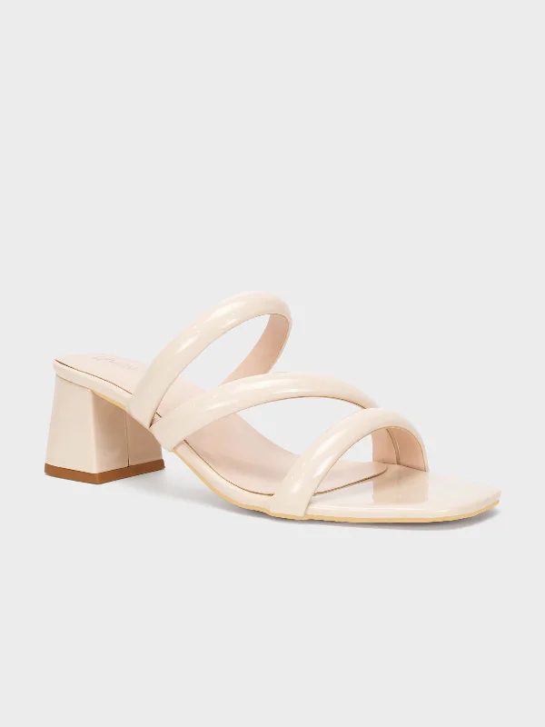 Womens "NEREUS" Patent Casual Sandals