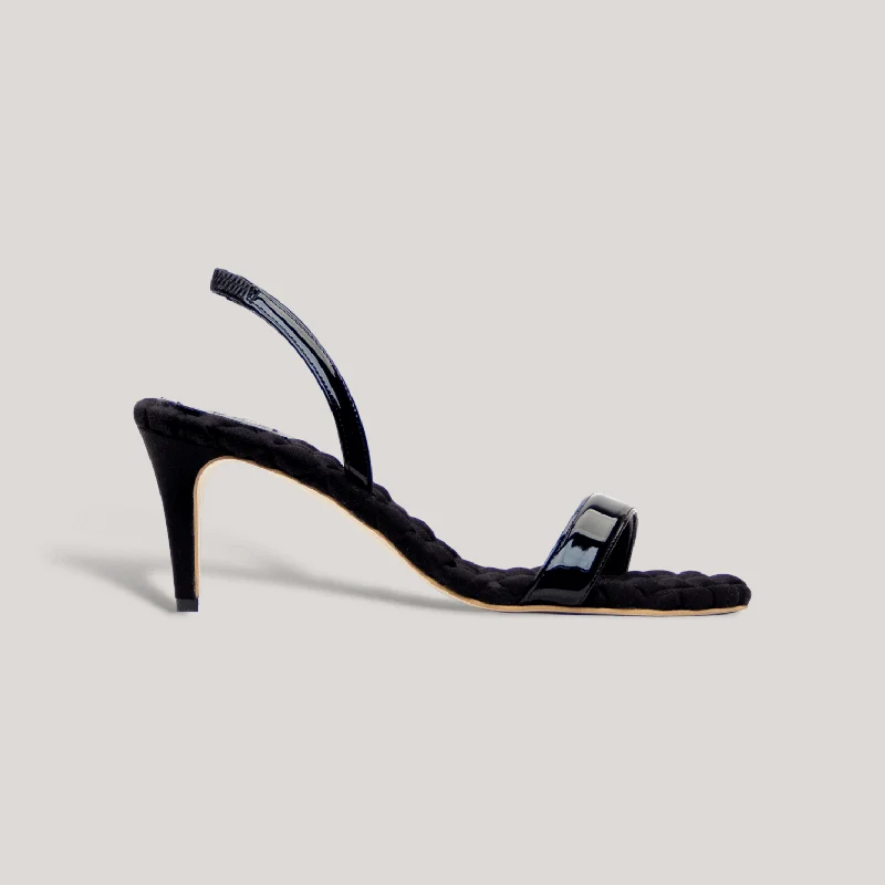 CLAUDIA | Black - Slingback Sandals