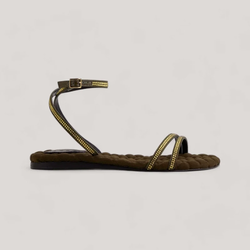 FAYE | Military Crystal - Sandals