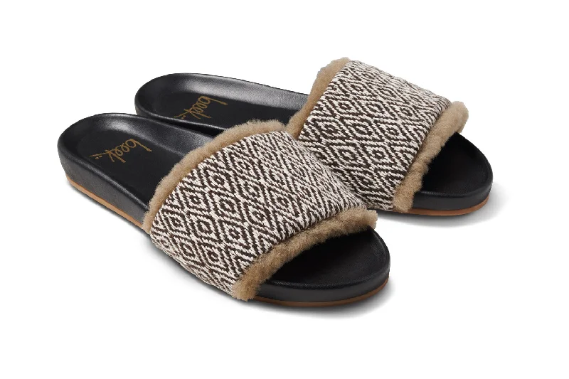 GALLITO SHEARLING - Multi/Black