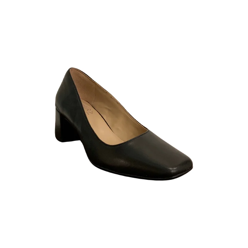 Karina Black Square Toe Pump