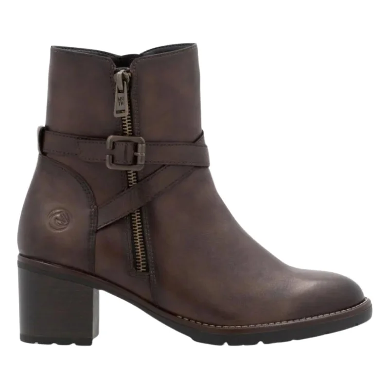 Rieker Women's D2A72-25 Brown Leather