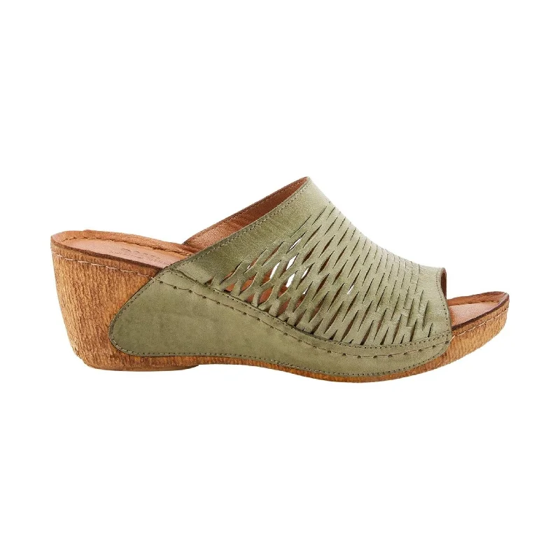 Spring Step Women's Cunacena Sandal - Olive Green