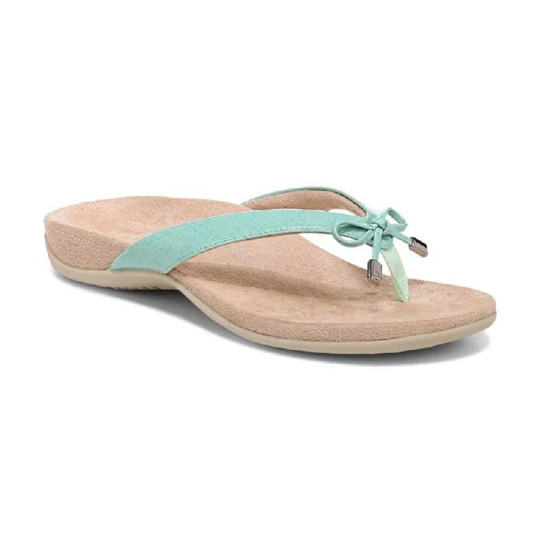 Vionic Bella II Bow Tie Sandals - Menta Tile