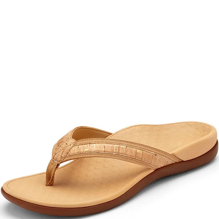 Vionic Tide II Sandals - Gold Cork