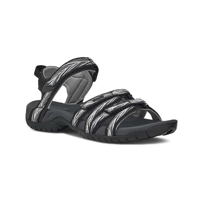 Womens Teva Tirra in Palms Black/White